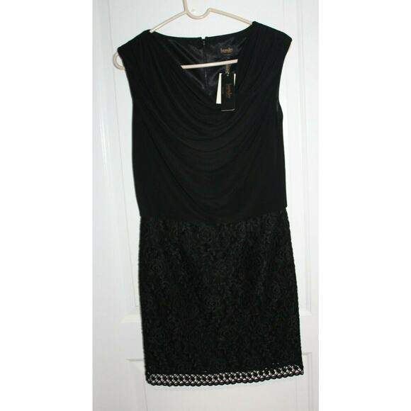 Laundry By Shelli Segal Black Sleeveless Dress Size Women's 2 96S14309 - Picture 1 of 4
